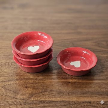 ❤️ Red Heart Dip Bowl ❤️