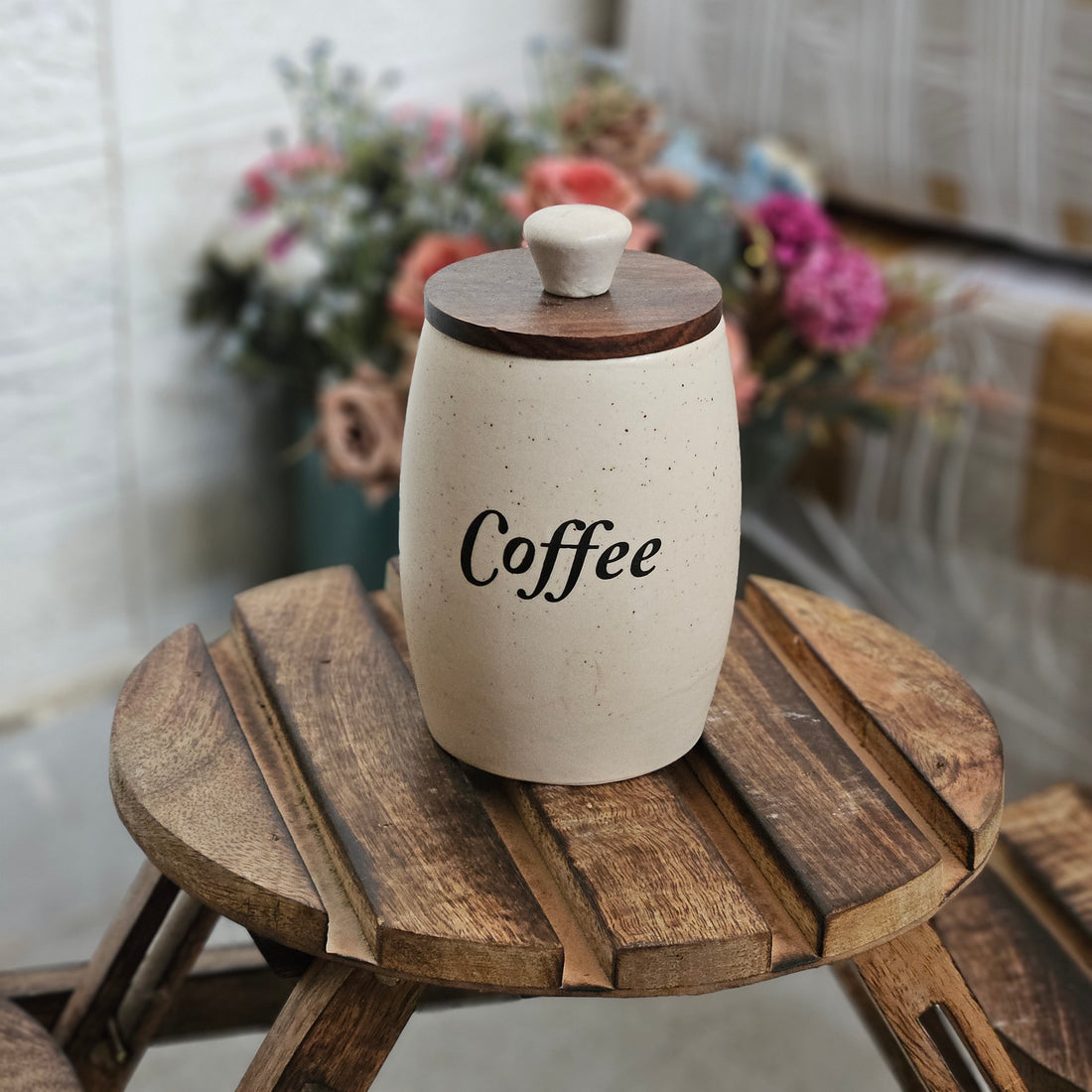 Coffee Cylinder Air Tight Jar – 400ml