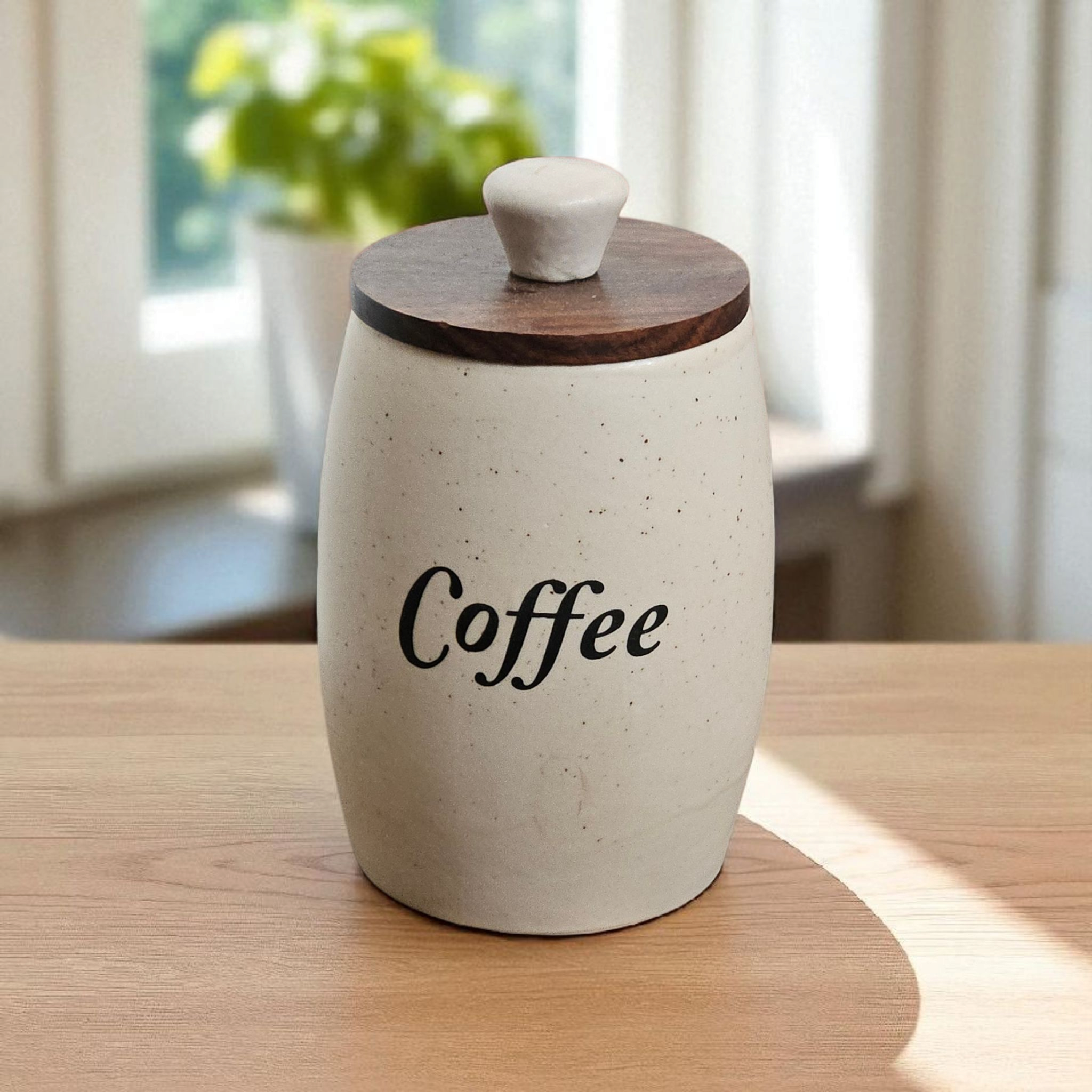 Coffee Cylinder Air Tight Jar – 400ml