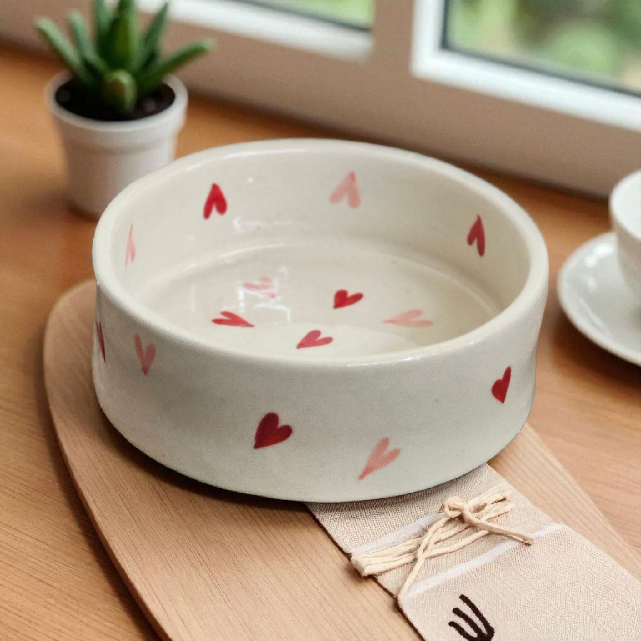 Red Heart Salad Bowl – 5 Inch ❤️🥗