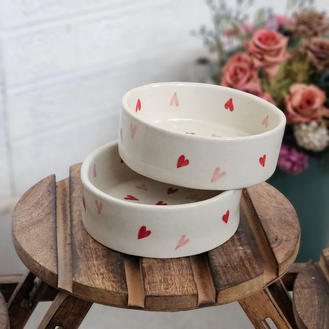 Red Heart Salad Bowl – 5 Inch ❤️🥗