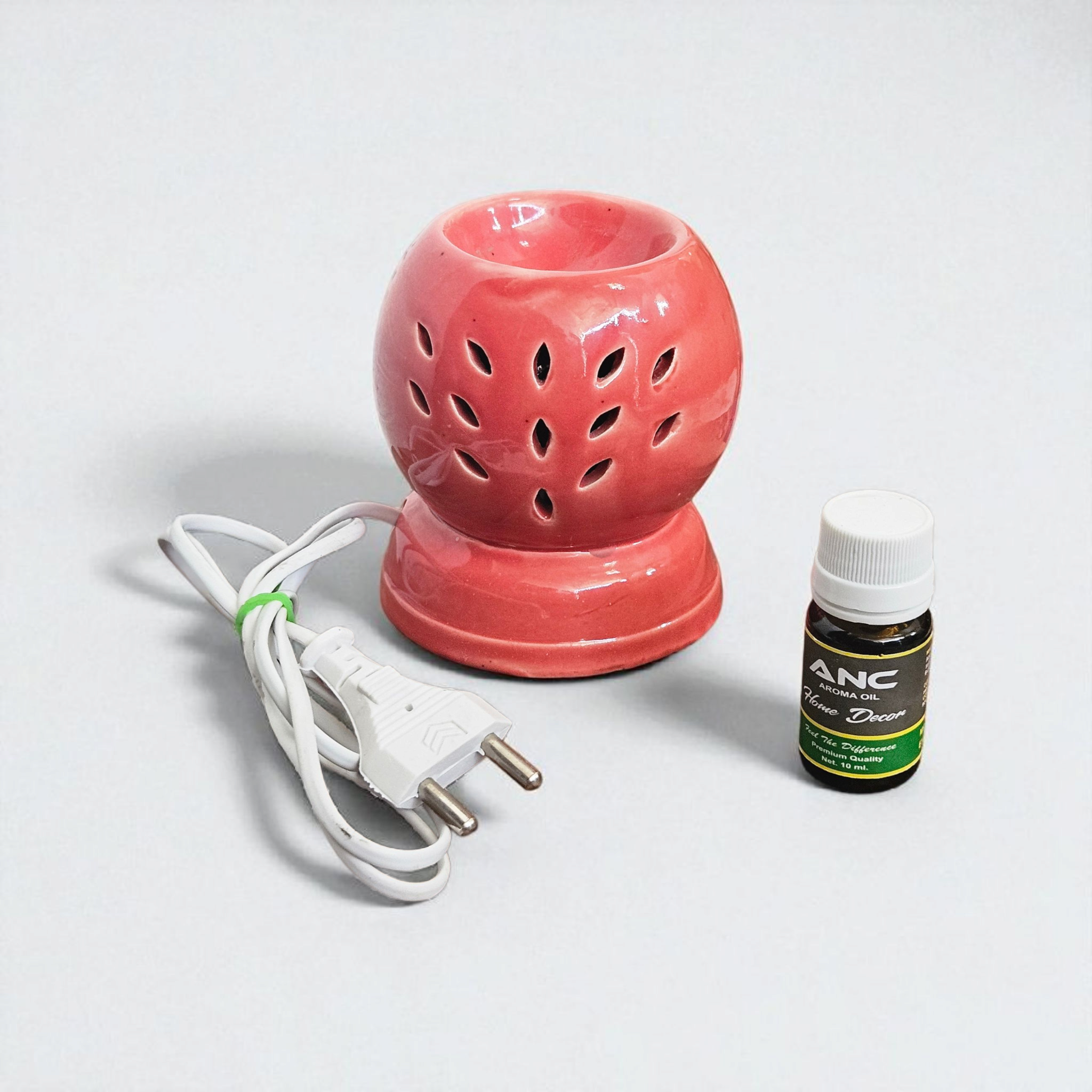Ceramic Red Ball Electric Diffuser with Fragrance – Premium Quality