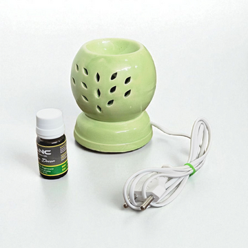 Ceramic Parrot Green Ball Electric Diffuser with Fragrance – Premium Quality