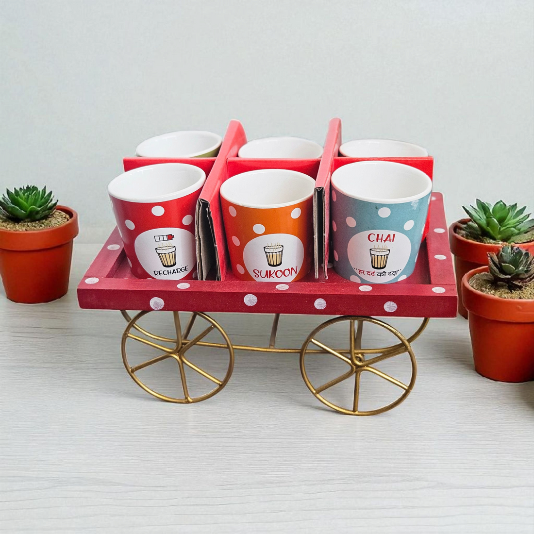 Chai Ka Thella (Tea Stall) – 6 Cup Set (Premium Quality)