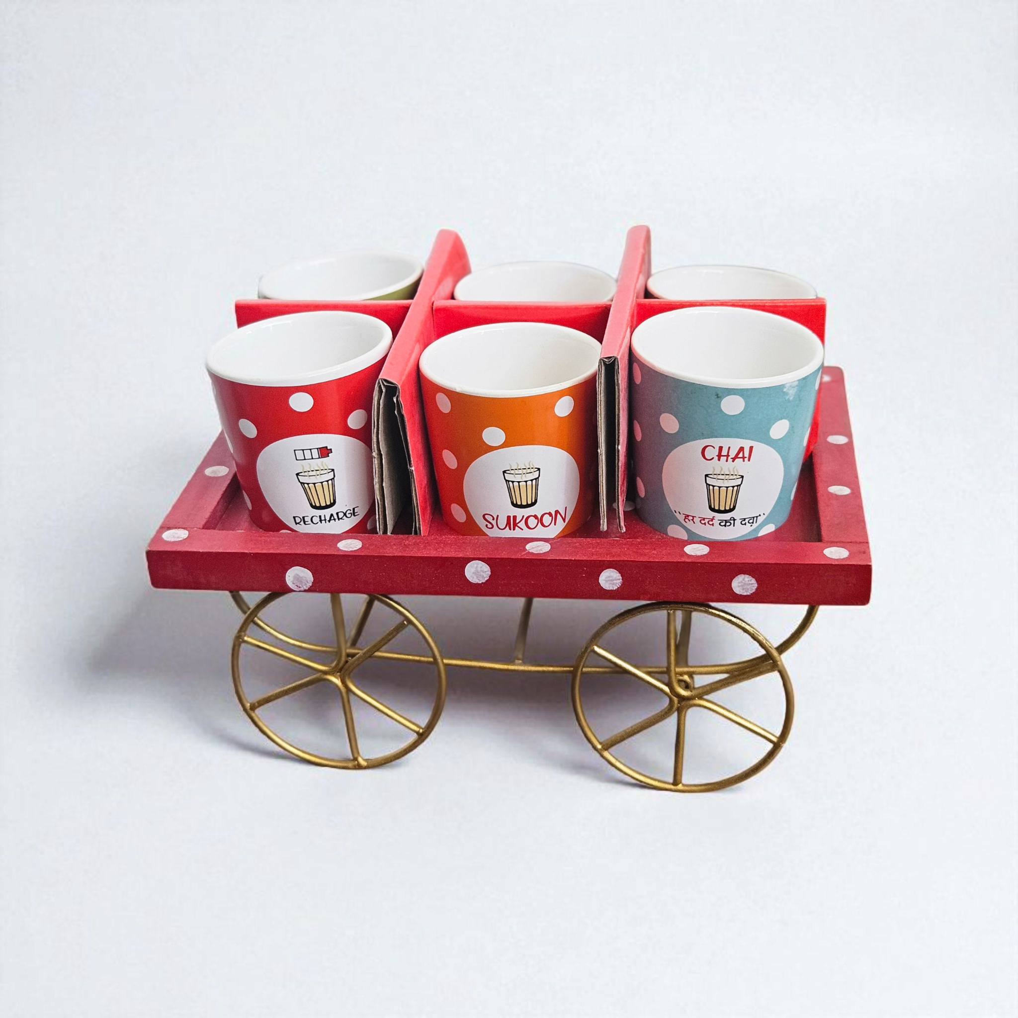 Chai Ka Thella (Tea Stall) – 6 Cup Set (Premium Quality)