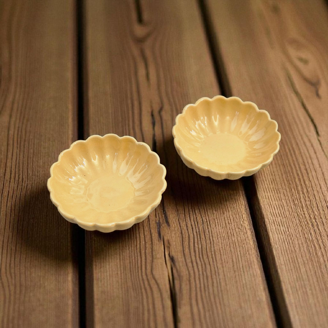 Yellow Flower Dessert Bowl 🌼