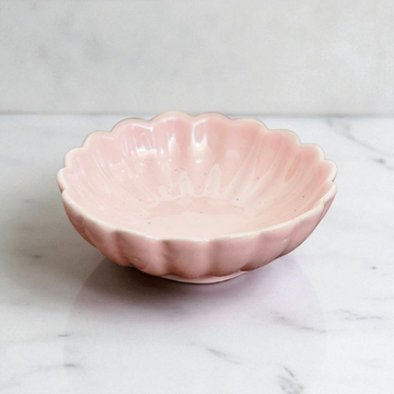 Pink Flower Dessert Bowl 🌸