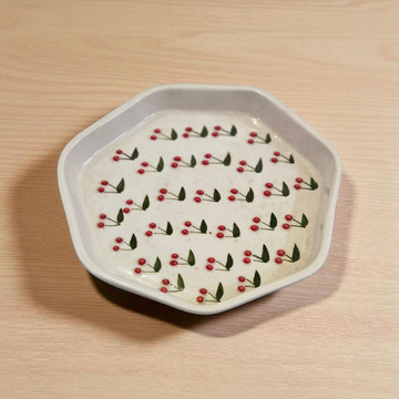 3D Cherry Salad Plate – 7 Inch 🍒✨