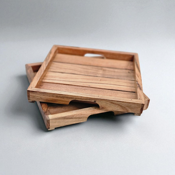 Wooden Tray 9x9 Inch – Premium Quality