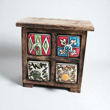 Four Drawer with Wooden Frame – Premium Quality