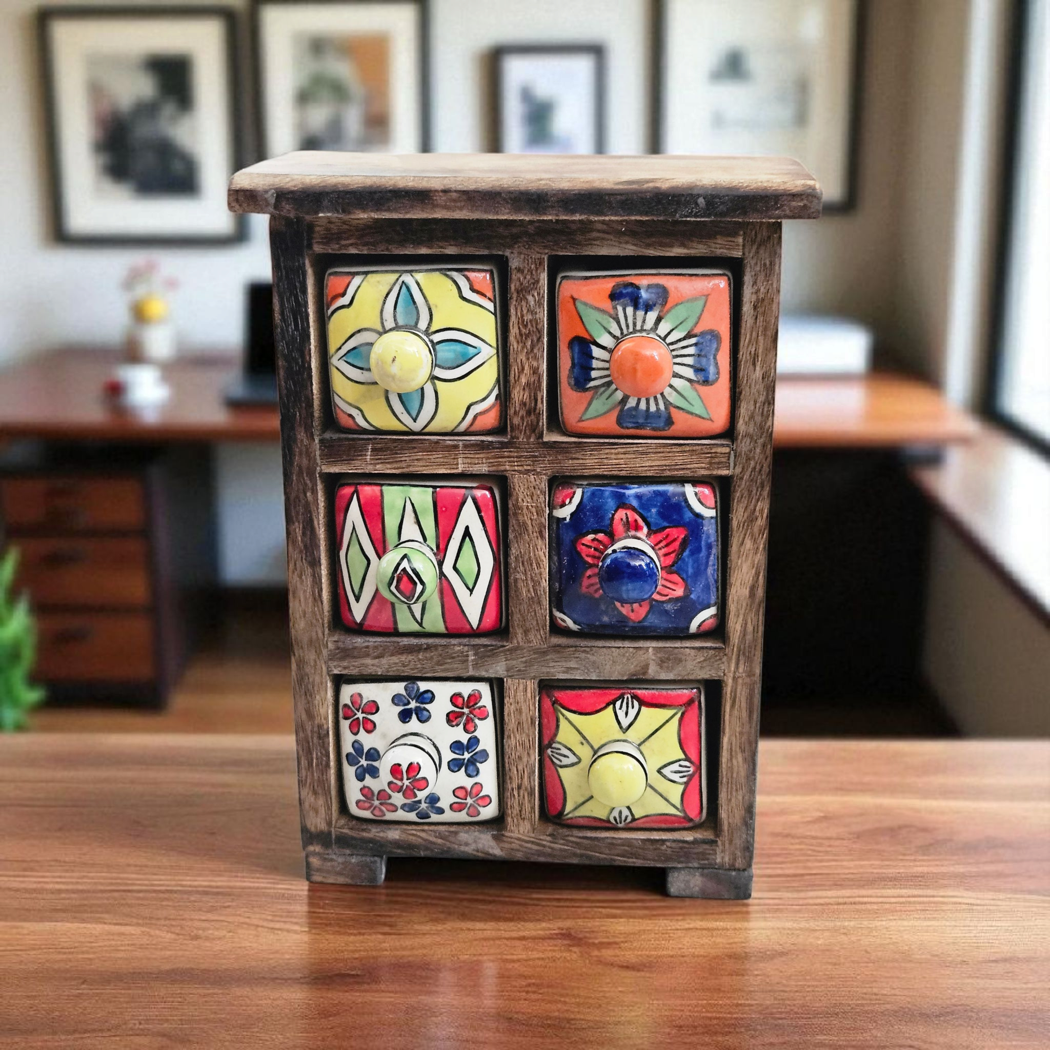 Six Drawer with Wooden Frame – Premium Quality