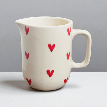 Water Jug – Red Heart Print (500ml) ❤️