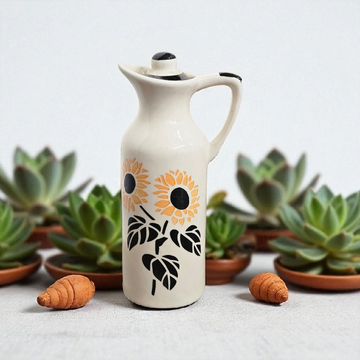 Oil Dispenser – Sunflower Print (500ml) 🫒🌻