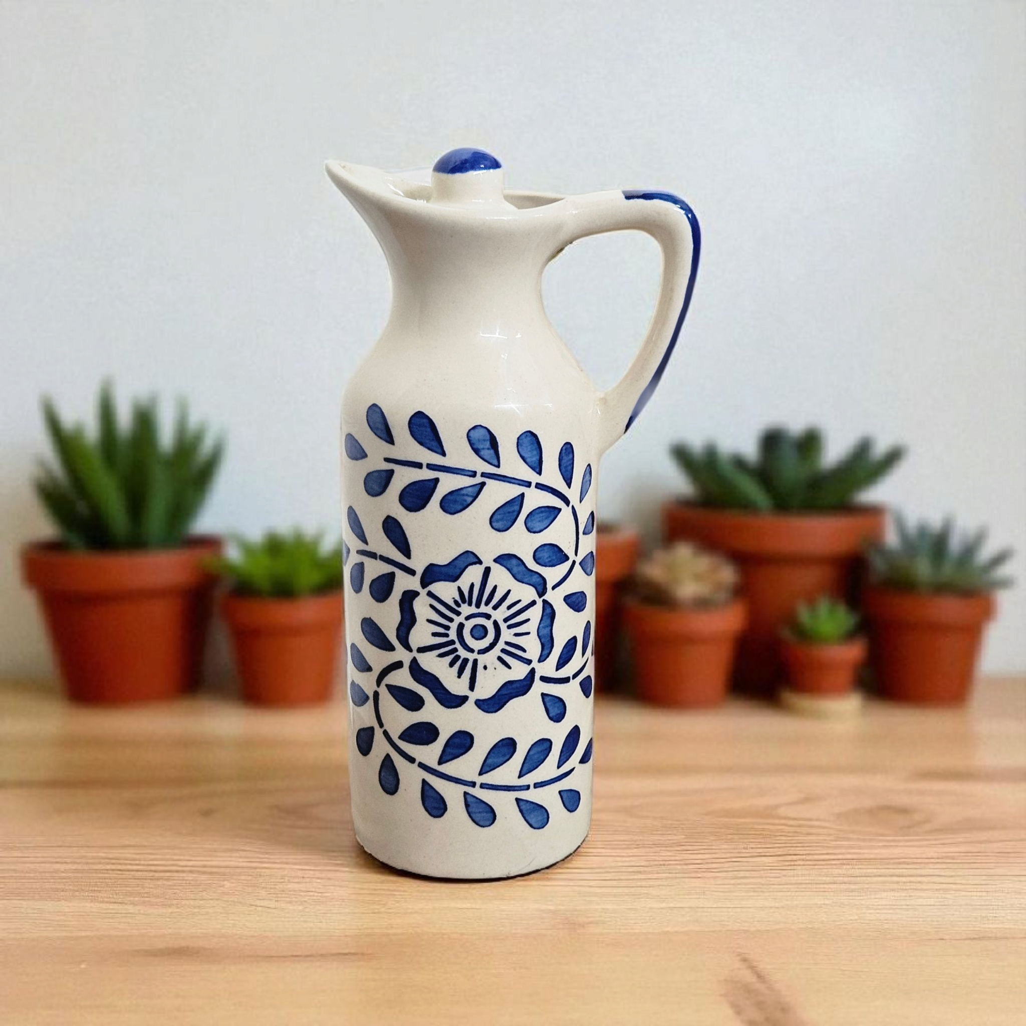 Oil Dispenser – Blue Print (500ml) 🫒💙