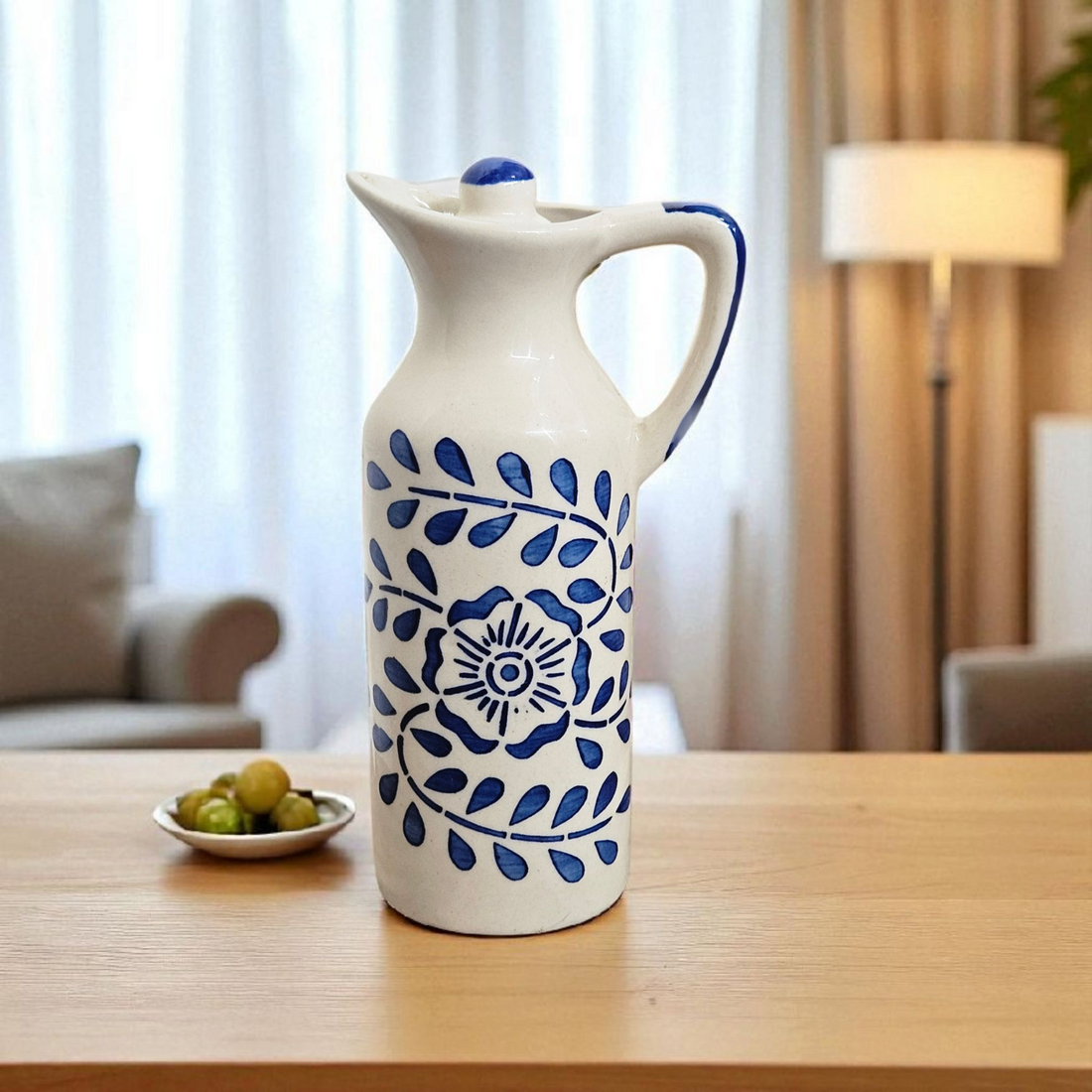 Oil Dispenser – Blue Print (500ml) 🫒💙