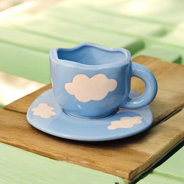 BLUE CLOUD CUP & SAUCER – 240 ML