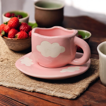 PINK CLOUD CUP & SAUCER – 240 ML