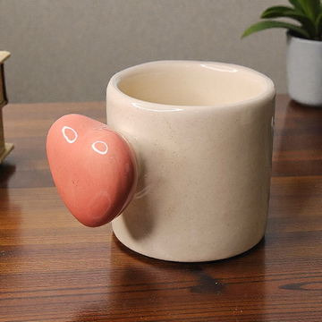 💖 Pink Pop Heart Mug – 190 ml