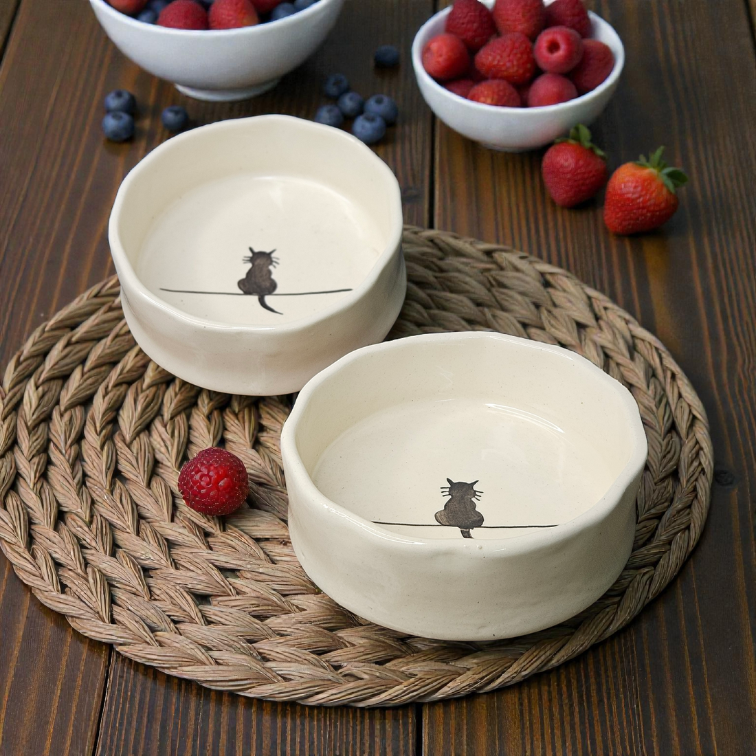 🐱 Cat Salad Bowl 🐱 4.5 inch