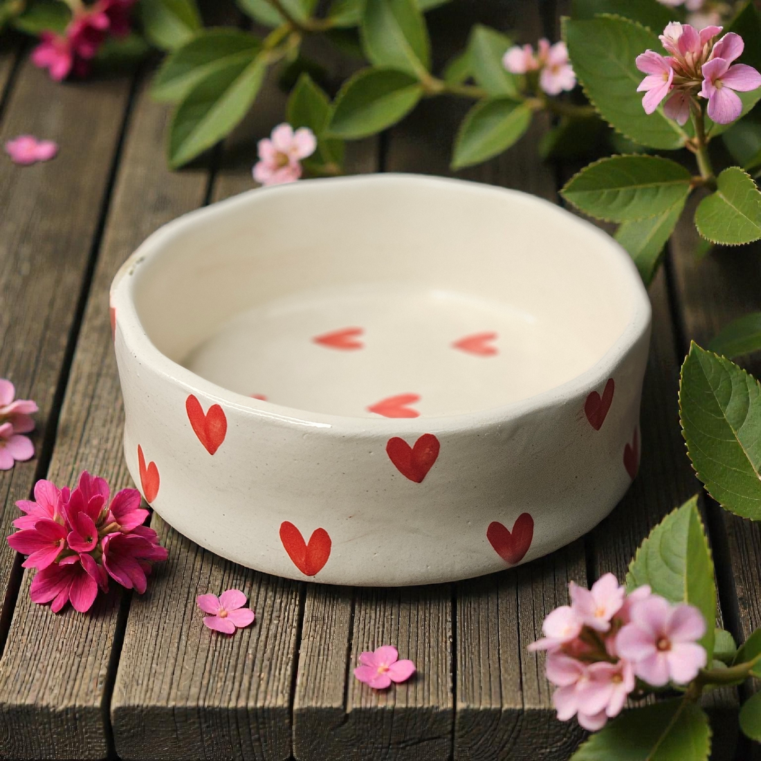 ❤️ Red Heart 4.5 Inch Salad Bowl ❤️