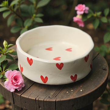 ❤️ Red Heart 4.5 Inch Salad Bowl ❤️