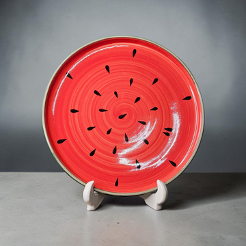 🍉✨ Water Melon Fruit Platter – 8 Inch 🍽️🌸