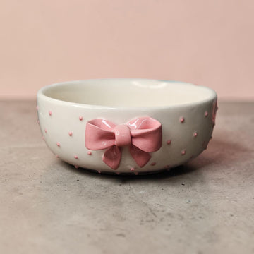 🎀 PINK BOW PASTA BOWL – 5.5 INCH 🍝