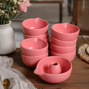 🌸 Pink Matcha Bowl with Holder 🌸